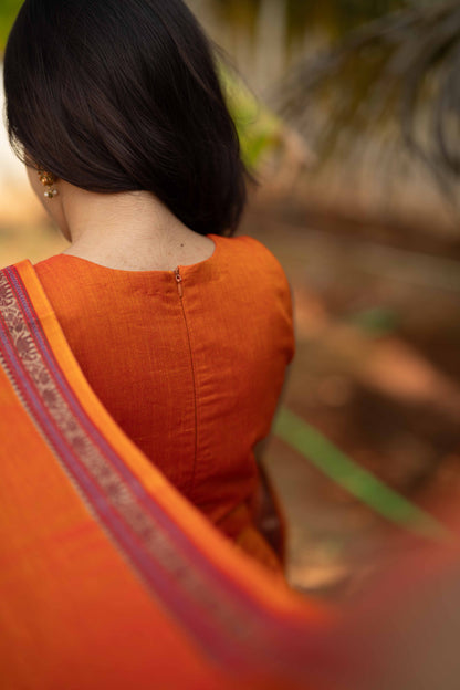Studio Orange Malar Narayanpet Salwar Set (Top & Dupatta)