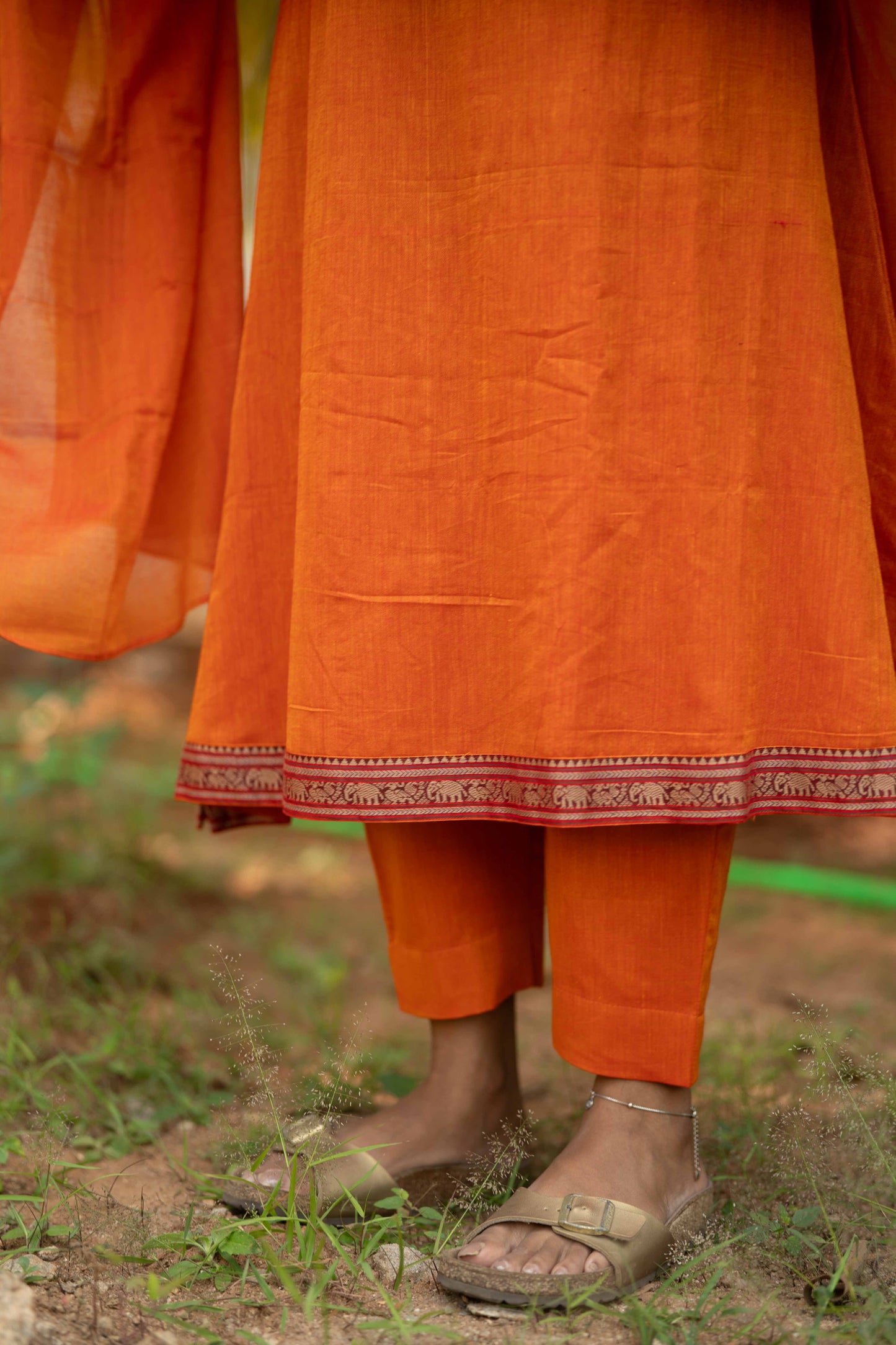 Studio Orange Malar Narayanpet Salwar Set (Pant / Bottom Only)