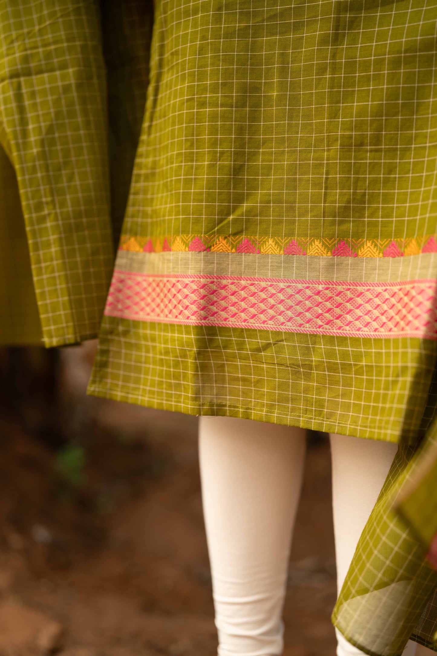 Studio Green Kanchi Cotton Top & Dupatta Set