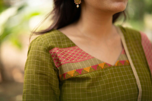 Studio Green Kanchi Cotton Top & Dupatta Set