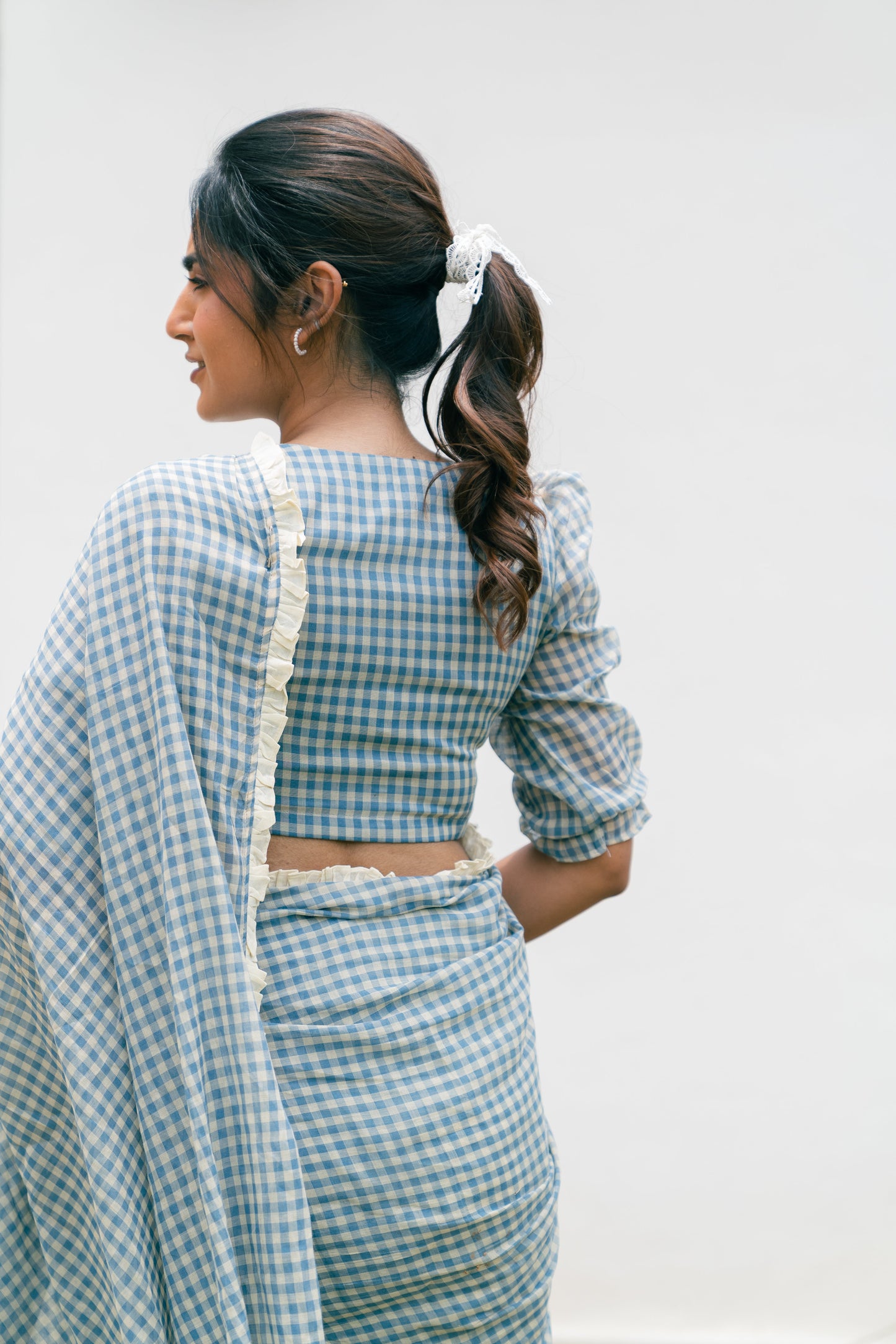 Studio Megham Checks Saree