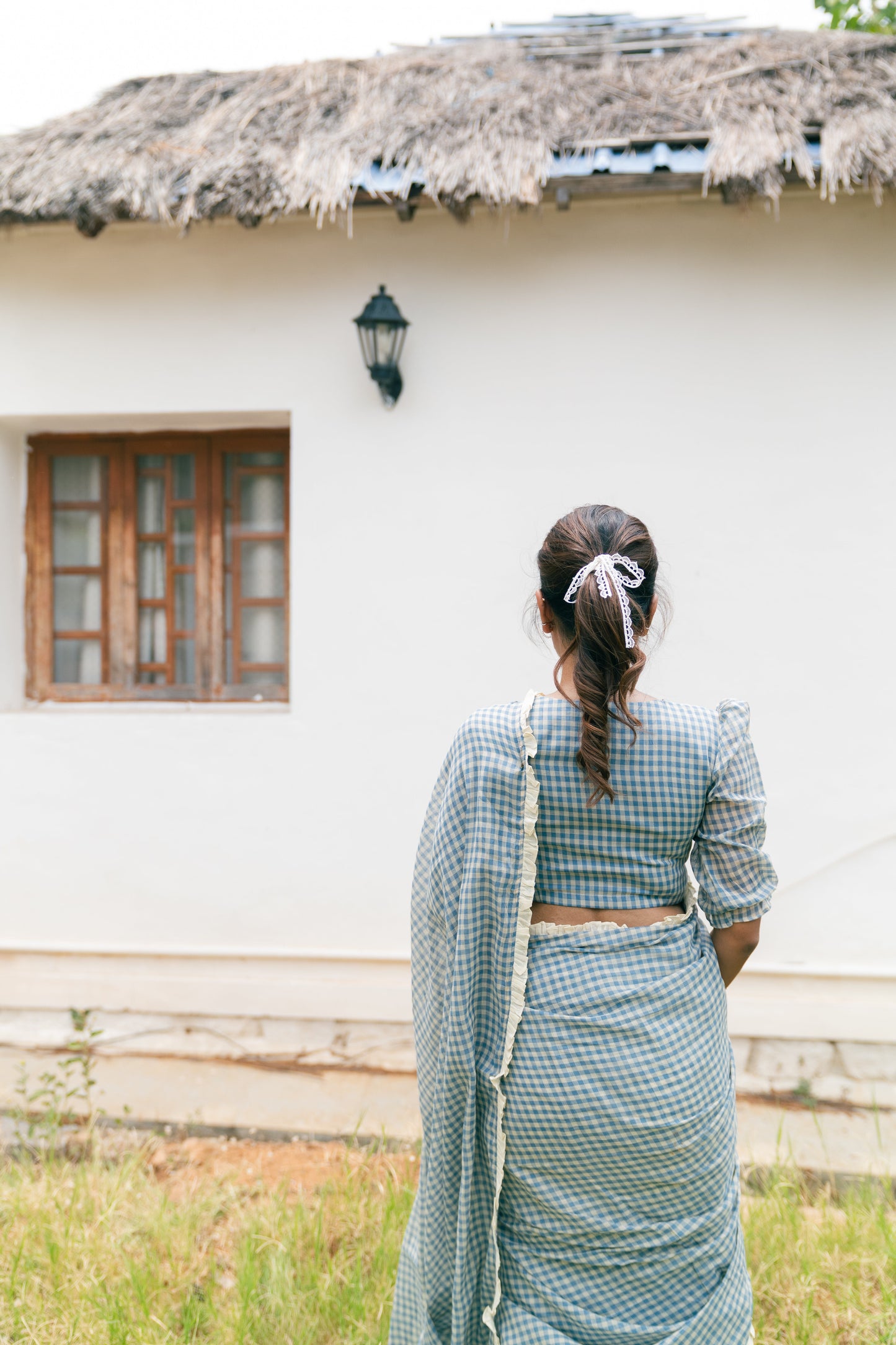Studio Megham Checks Saree