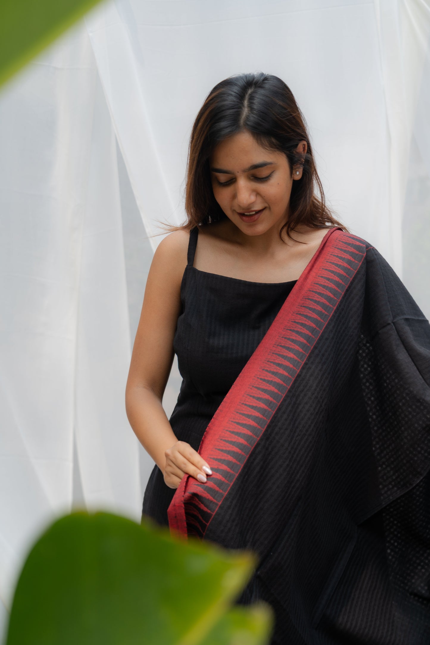 Studio Pure Handloom Kurta Top And Checks Duppata