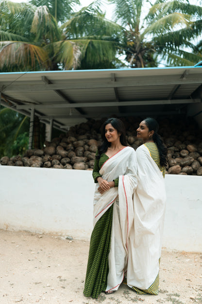 Tulsi Saree and Unstitched Blouse with 1m fabric