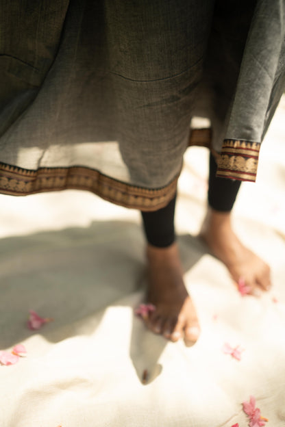 Studio  Grey Malar Narayanpet Cotton (Pant / Bottom Only)