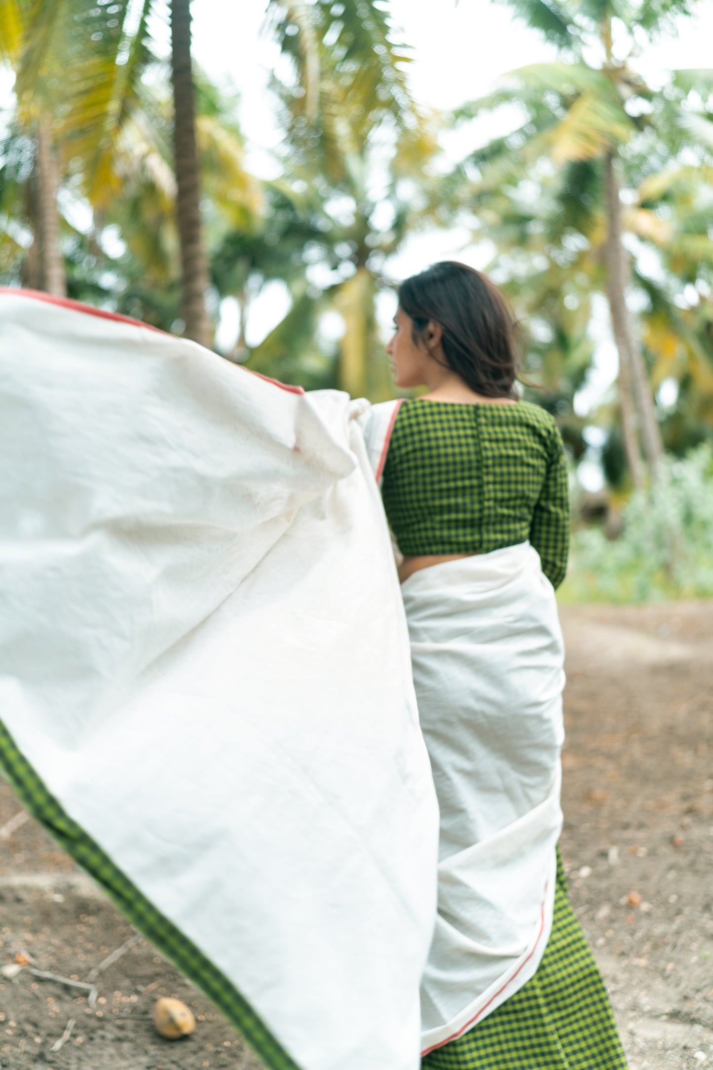 Tulsi Saree and Unstitched Blouse with 1m fabric