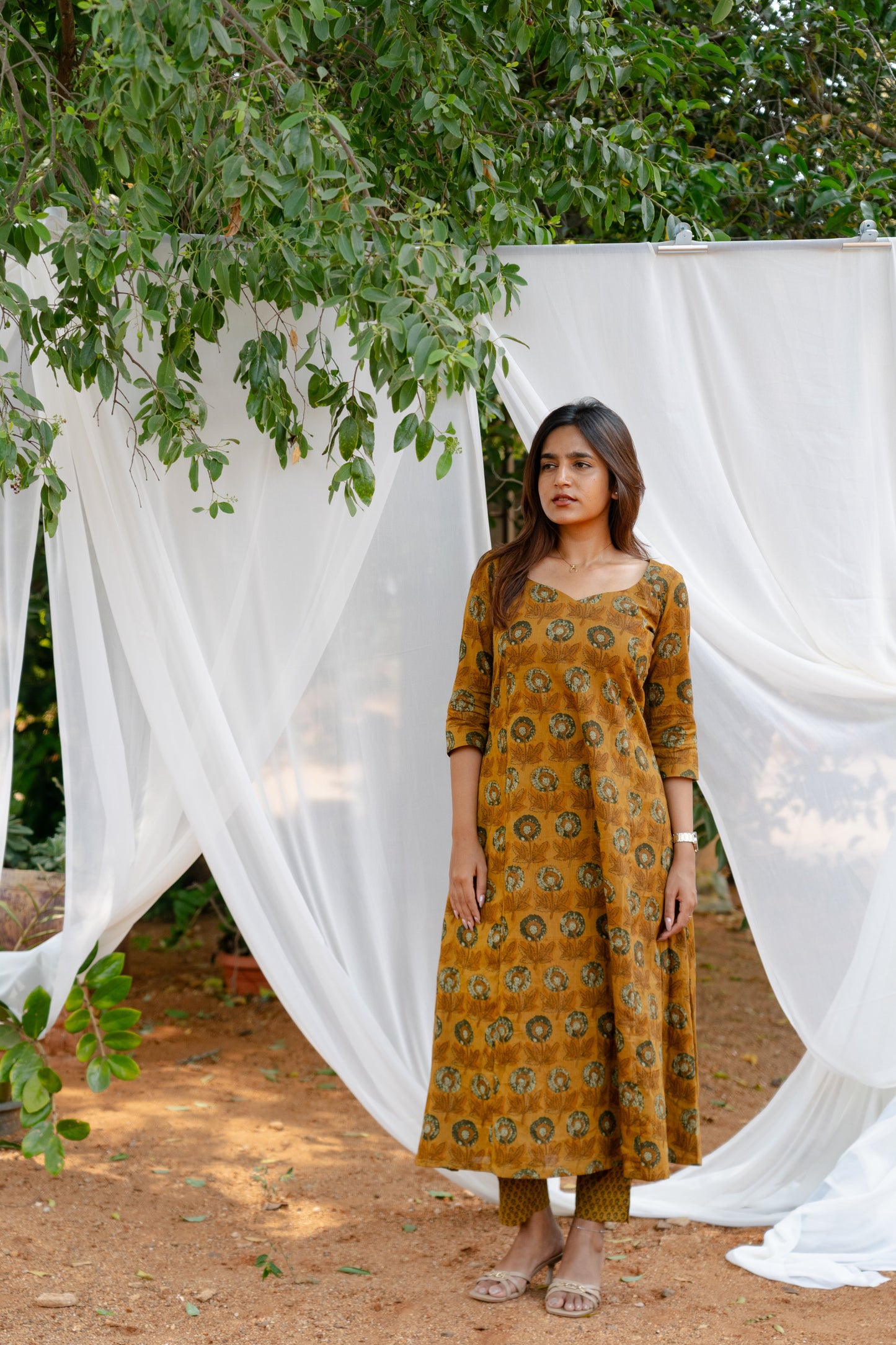 Studio Ochre Marigold A-Line Kurta Set