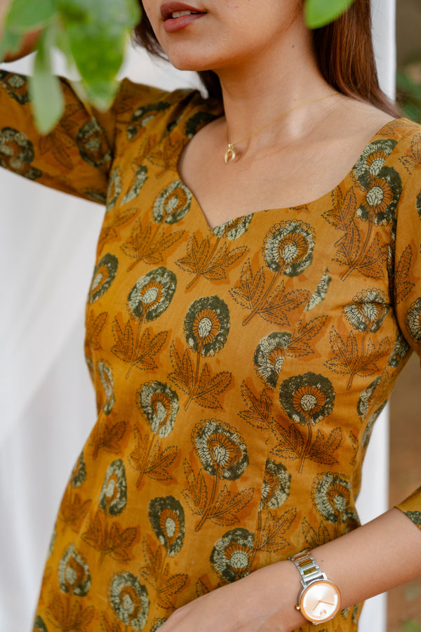 Studio Ochre Marigold A-Line Kurta Set