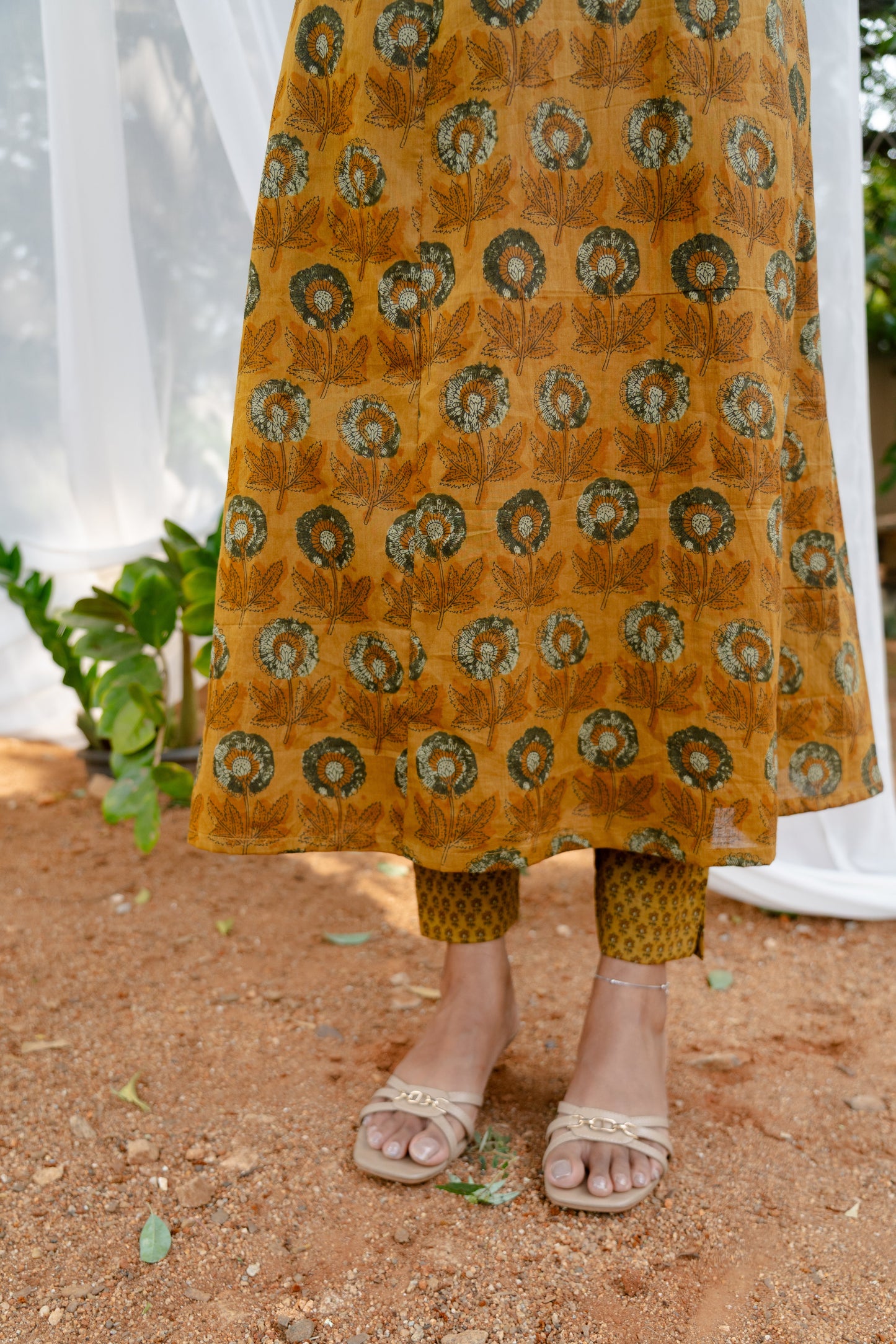 Studio Ochre Marigold A-Line Kurta Set