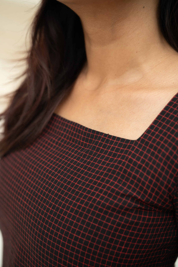 Studio Maroon Kattam Coord Set