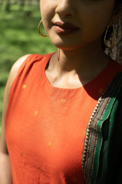 Studio  Orange Sharara Set