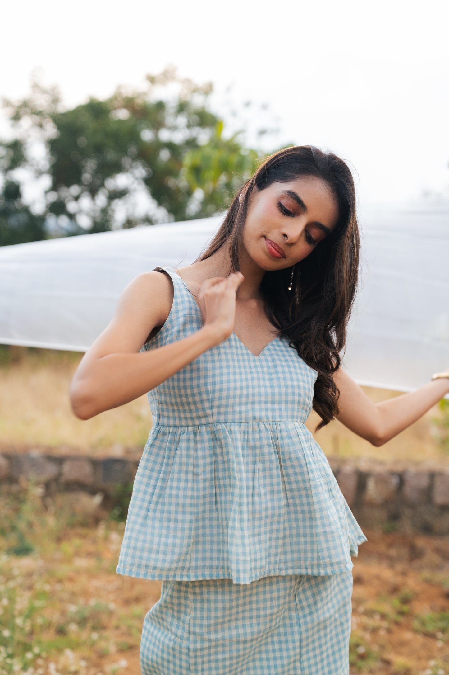 Studio Vaan Peplum Top