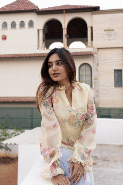 Studio Butter Yellow Meadow Top