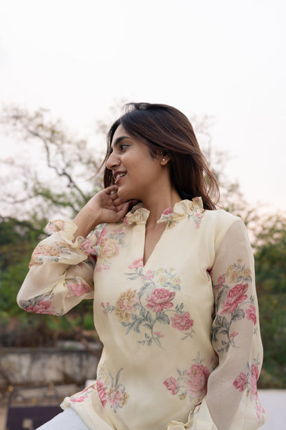 Studio Butter Yellow Meadow Top