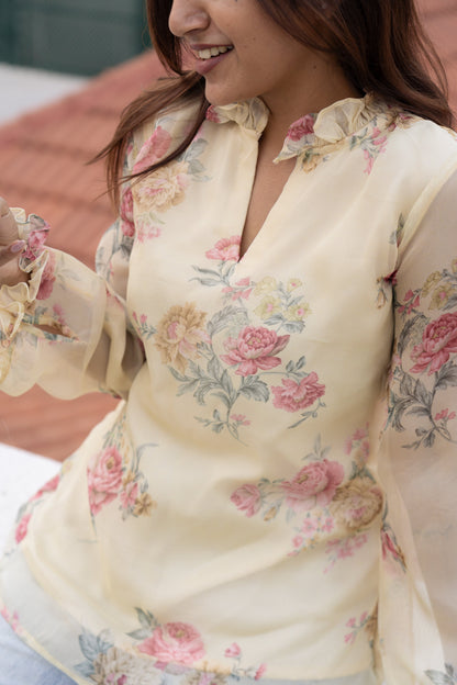 Studio Butter Yellow Meadow Top