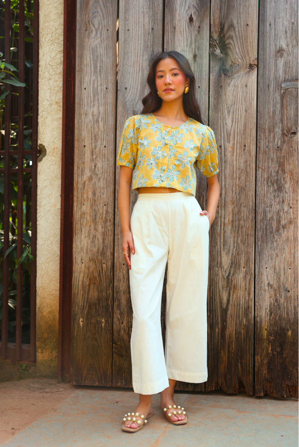 Juno Gold Cotton Top