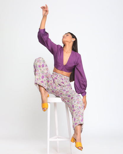 Silk Gathered Sleeve Blouse - trueBrowns