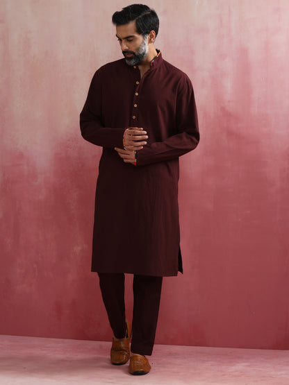 trueBrowns Men's Cola Kurta