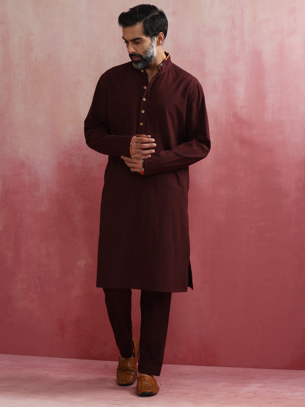 trueBrowns Men's Cola Kurta