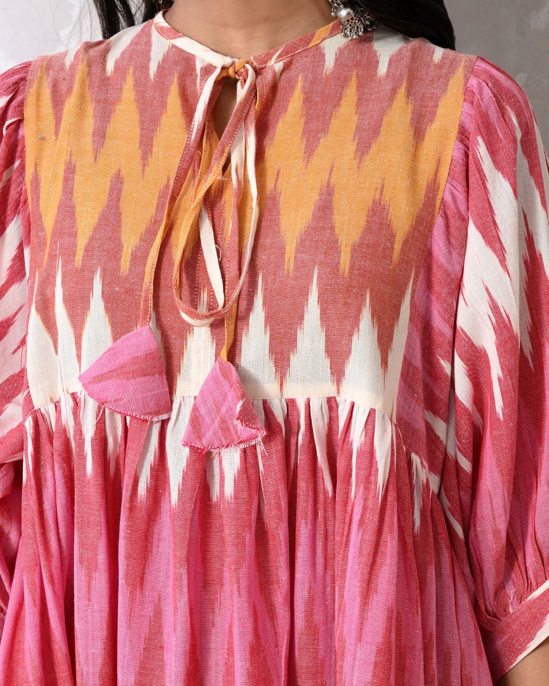 Tara Pink Ikat Dress