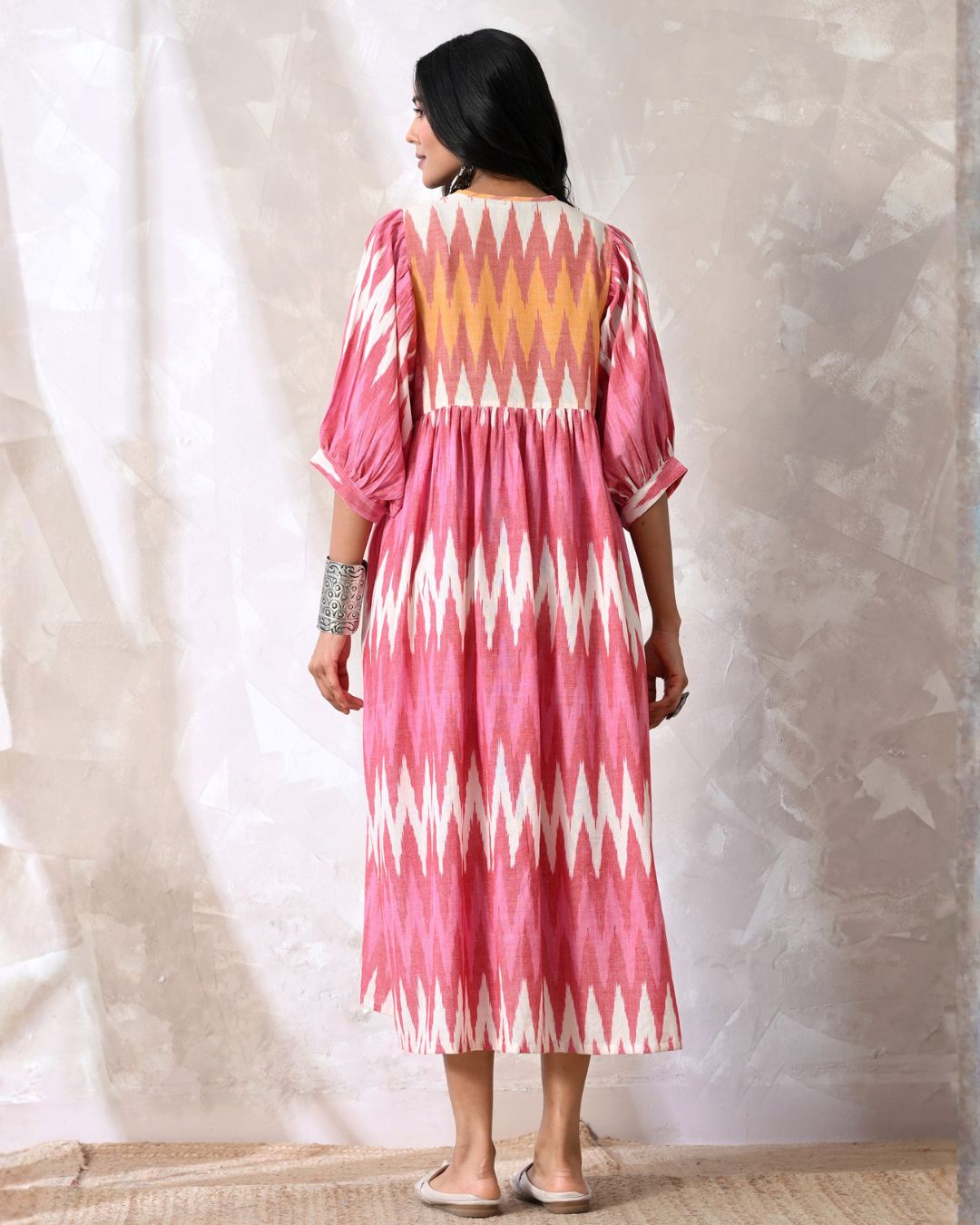 Tara Pink Ikat Dress