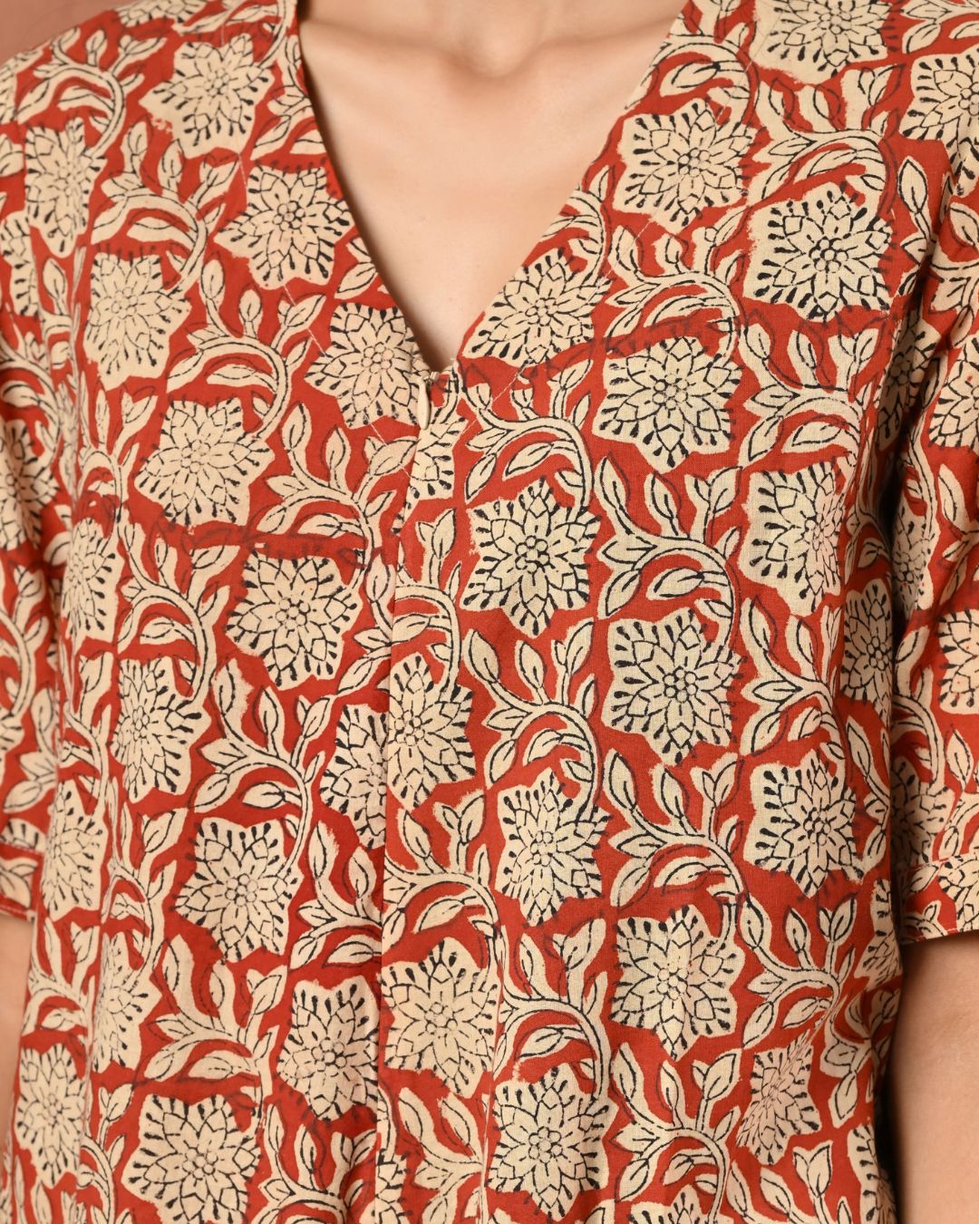 For The Drama Terracotta Jumpsuit Bo