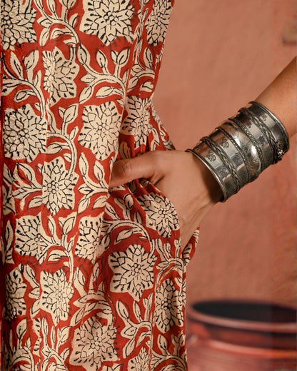 For The Drama Terracotta Jumpsuit Bo