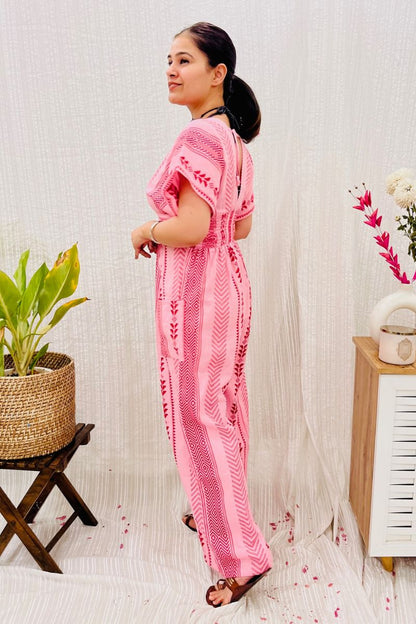 Tribal Embroidered Jumpsuit
