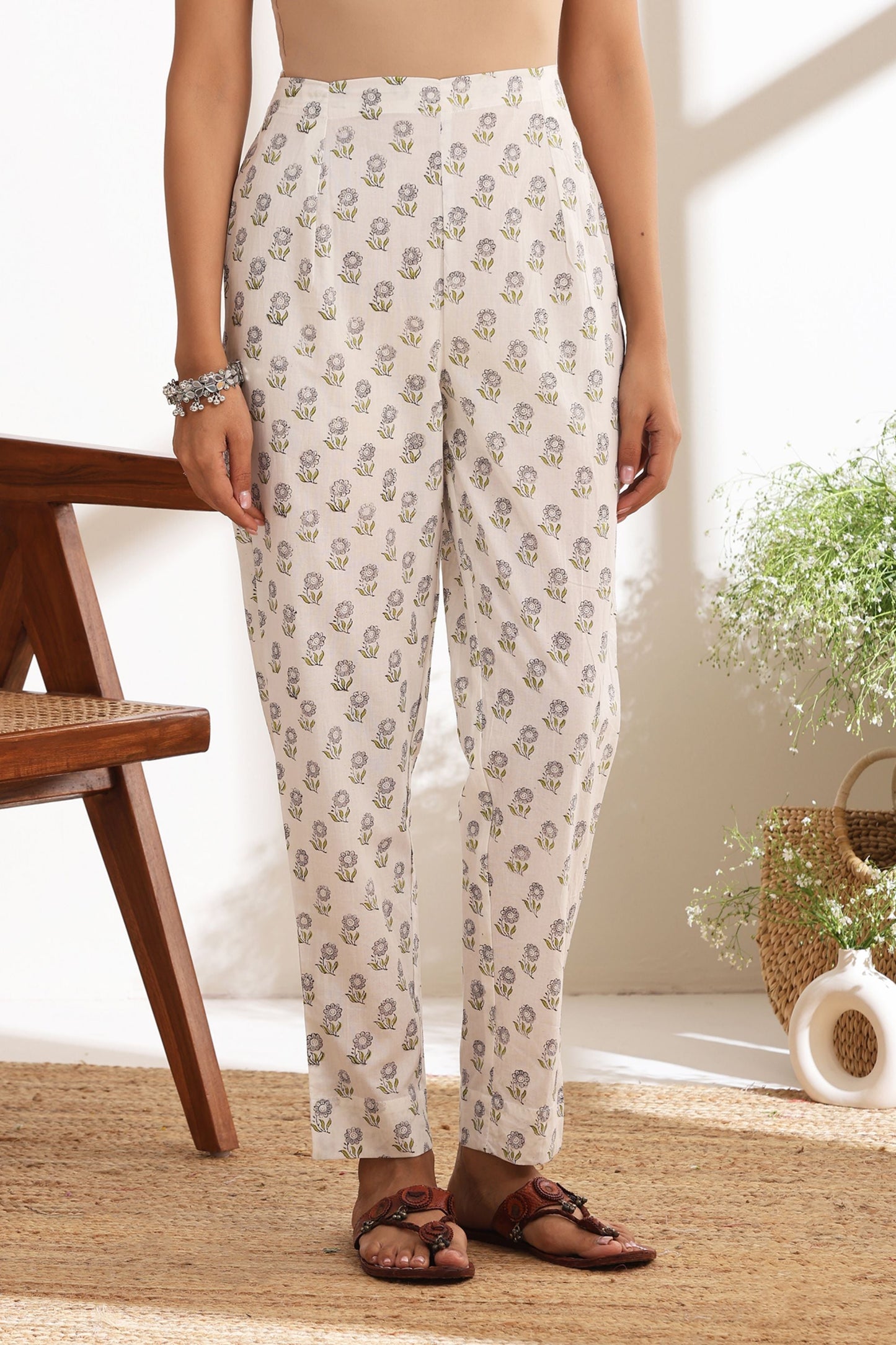 Murraya Fern Green Anarkali Set of 3