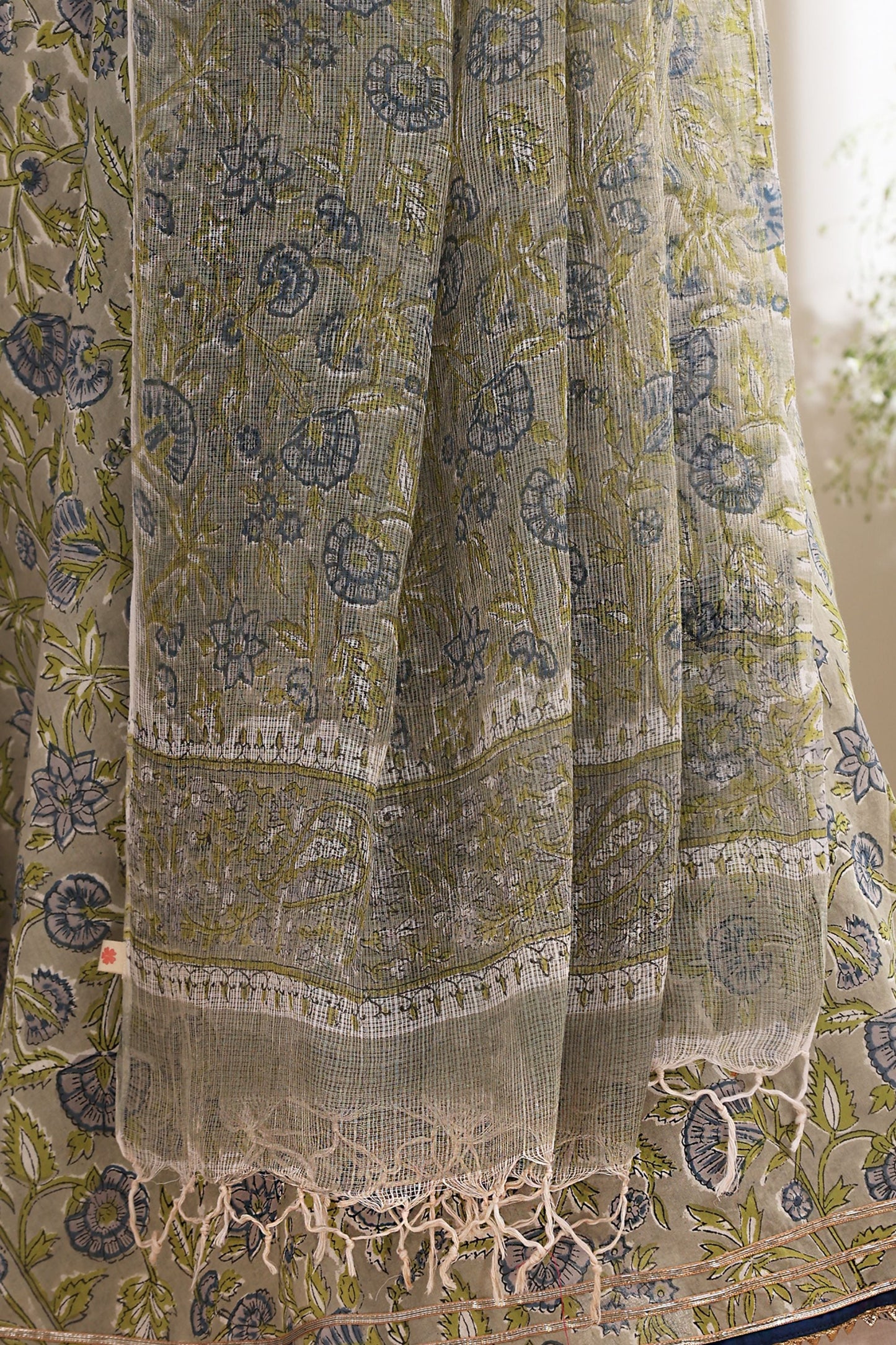 Murraya Fern Green Anarkali Set of 3