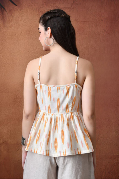 Sunshine Ikat Strappy Top