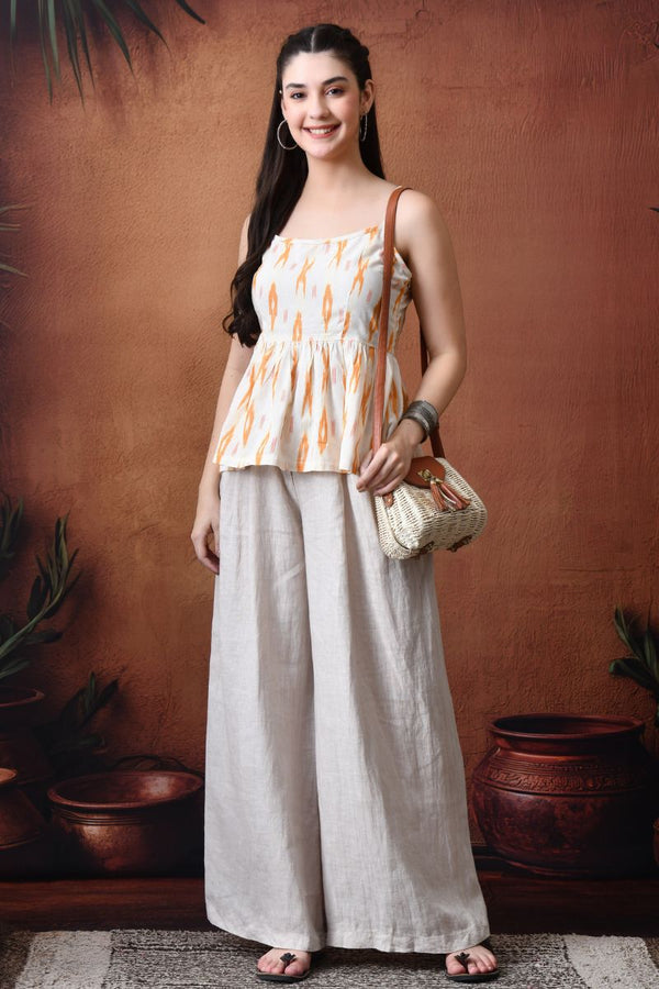 Sunshine Ikat Strappy Top