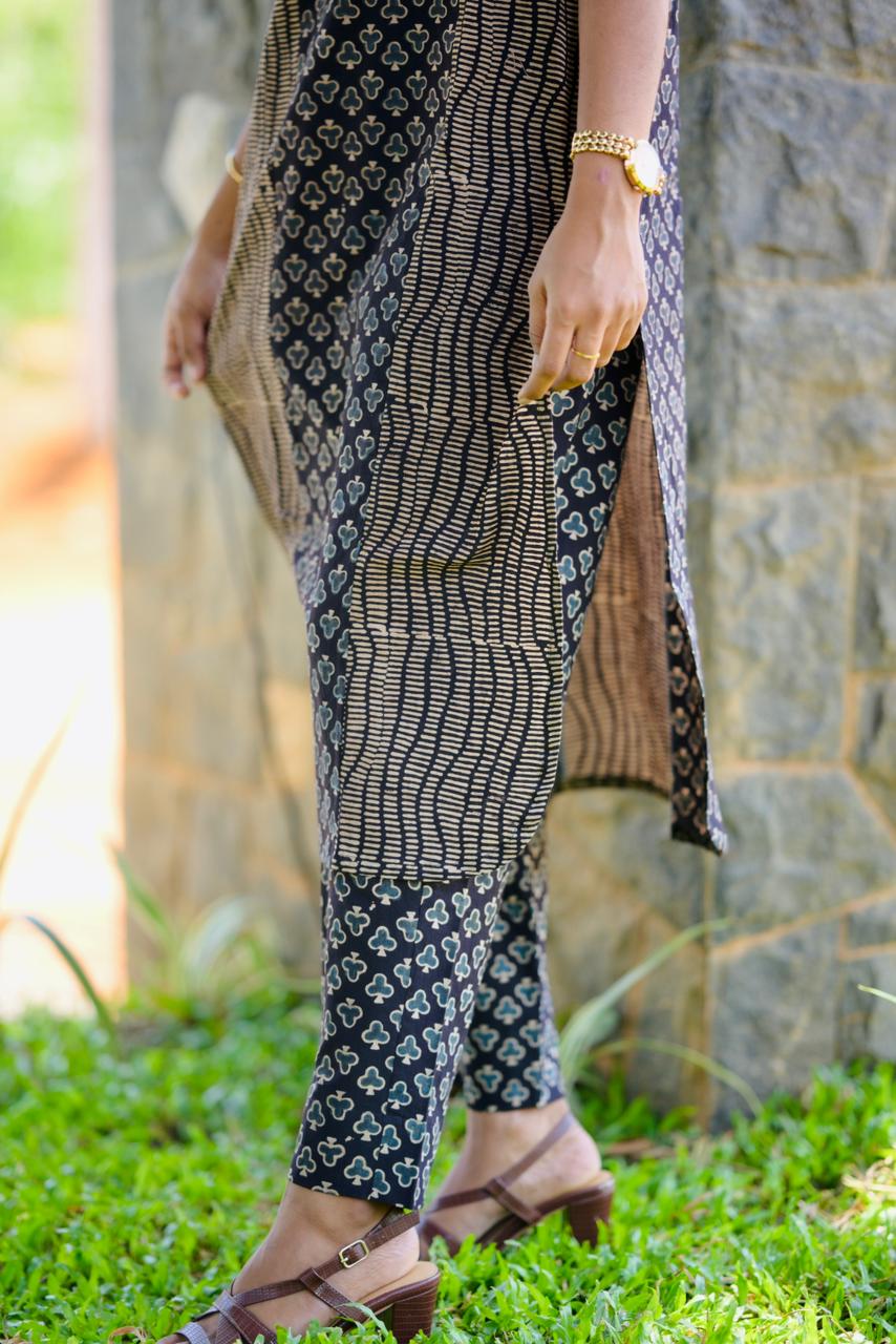 Cotton Ajrakh Co-ord Set Og