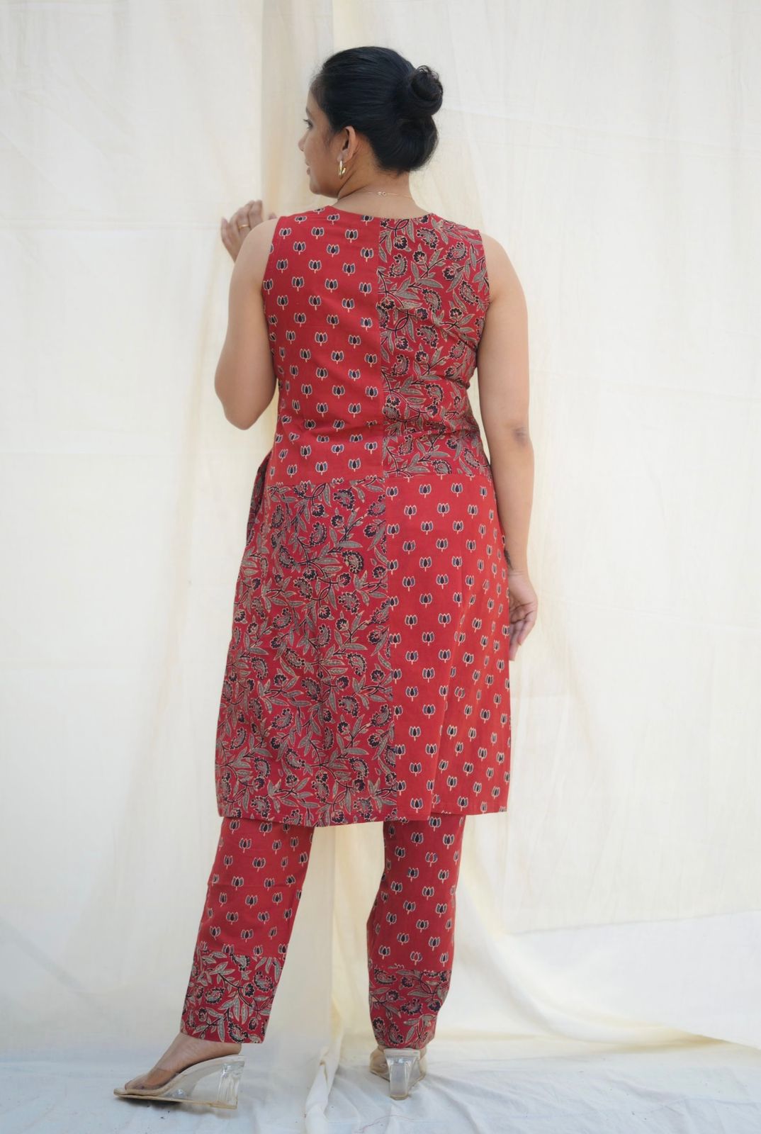 Cotton Ajrakh Co-ord Set Og