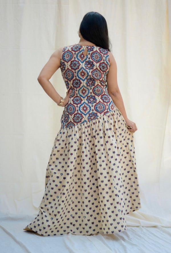Cotton Ajrakh Dress Og