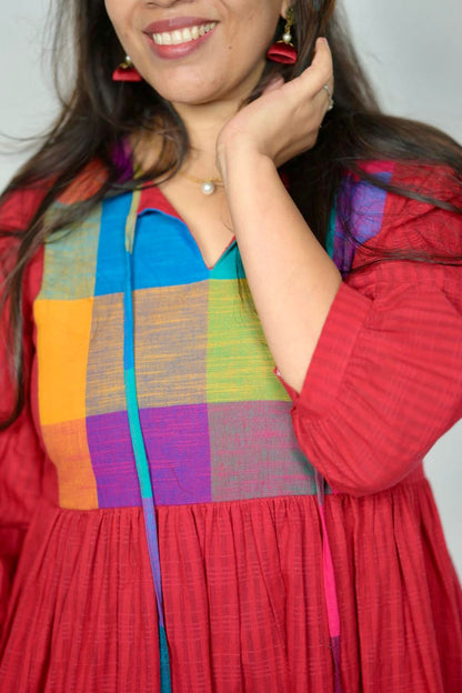 Cotton A-Line Dress Og