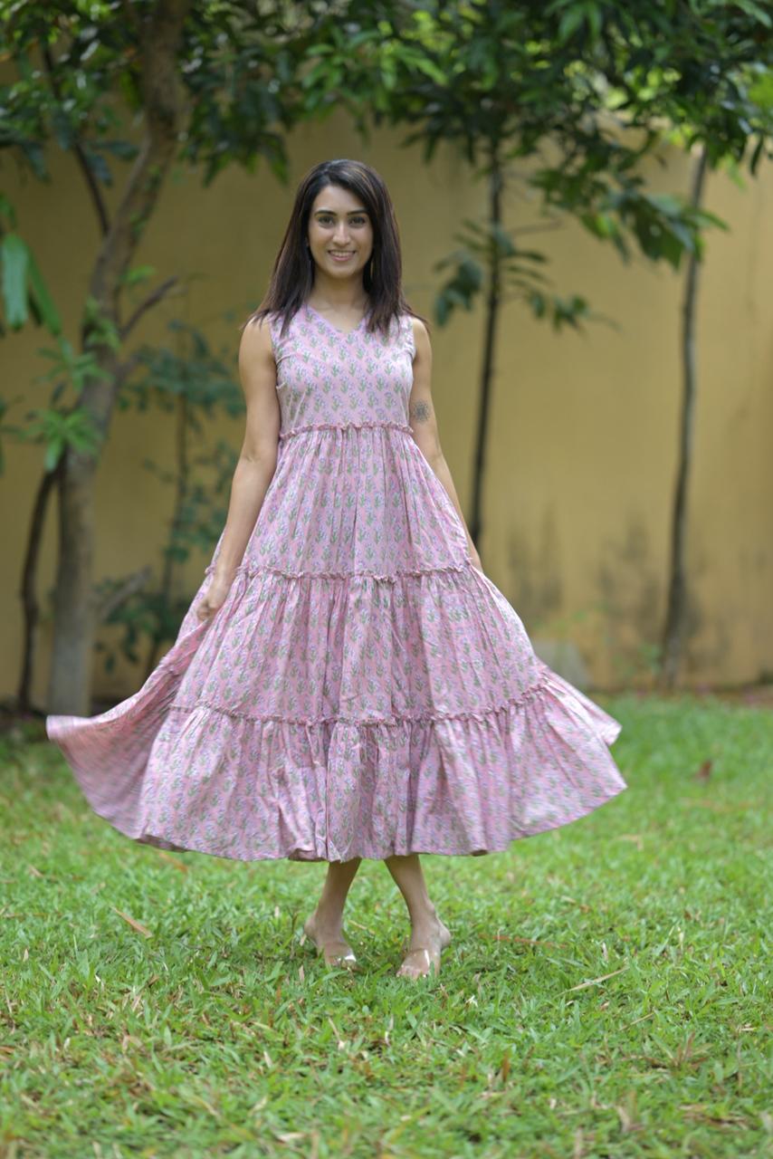 Cotton Sleeveless Dress Og