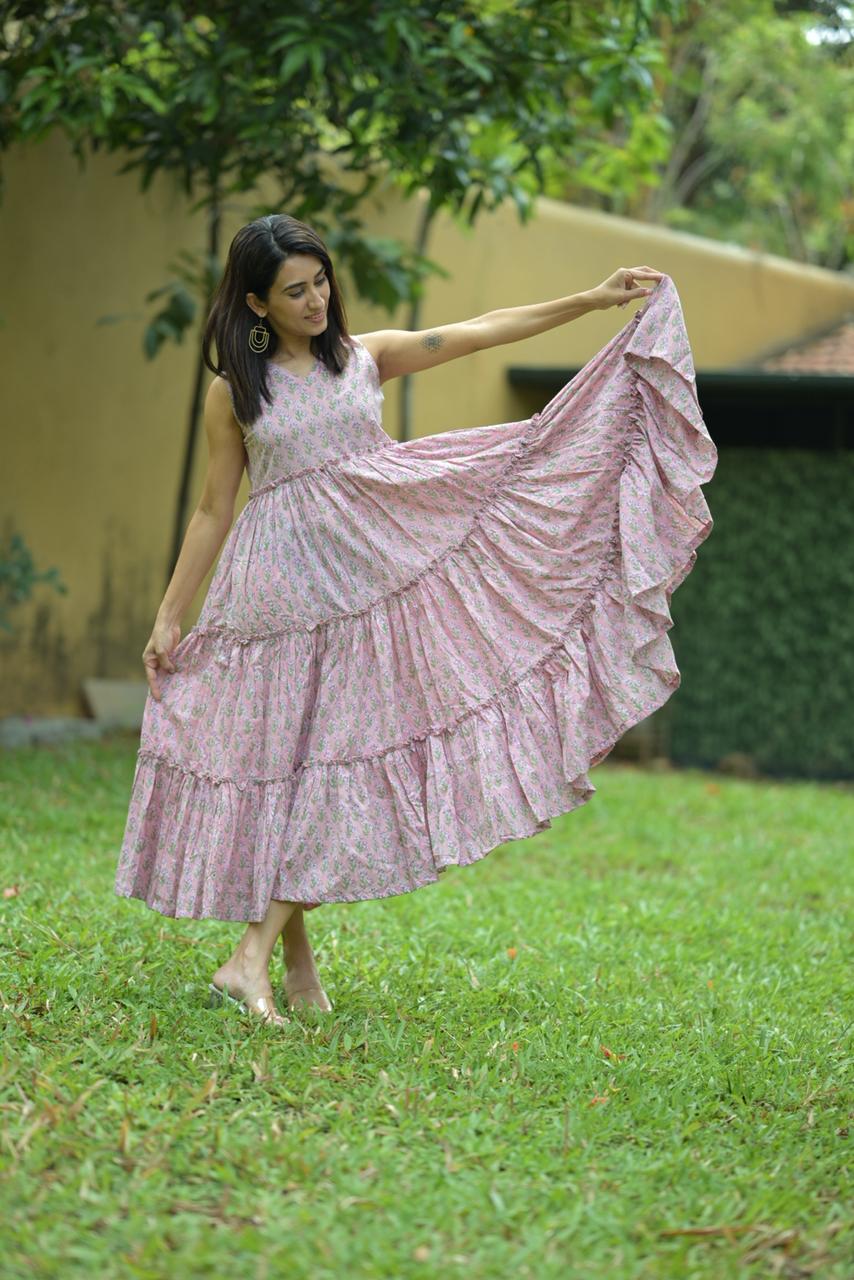 Cotton Sleeveless Dress Og