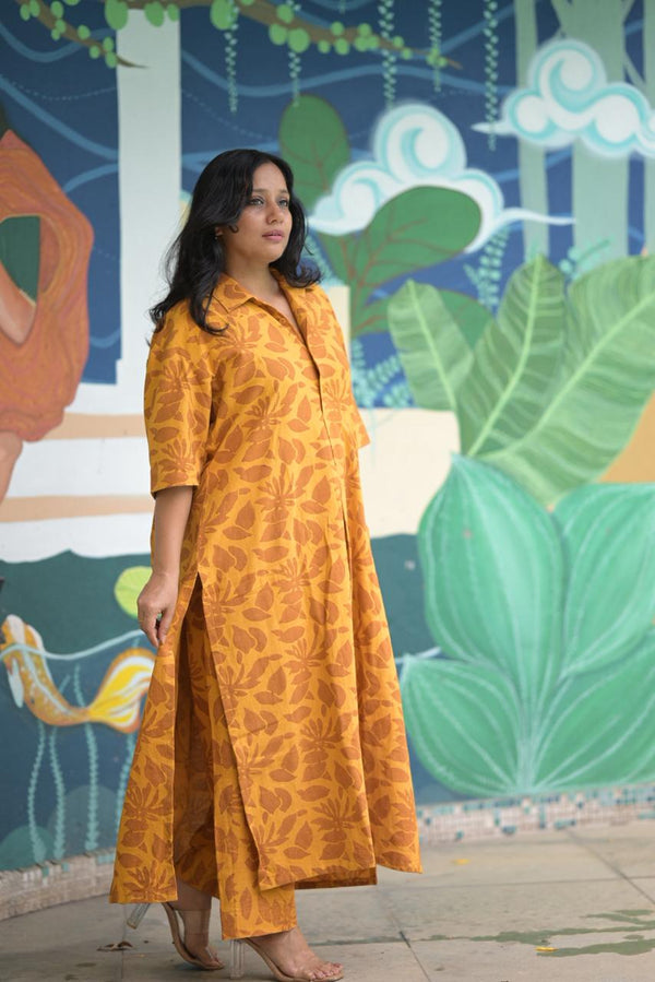 Khadi Handwoven Cotton Co-ord Set Og