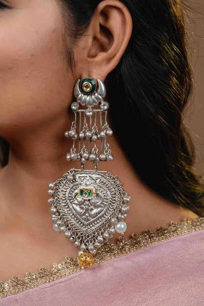 Long statment earring