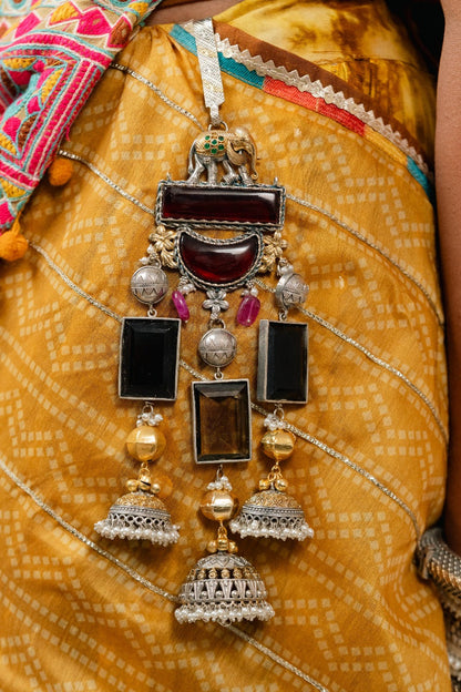 Monalisa Stone Juda with Jhumka 