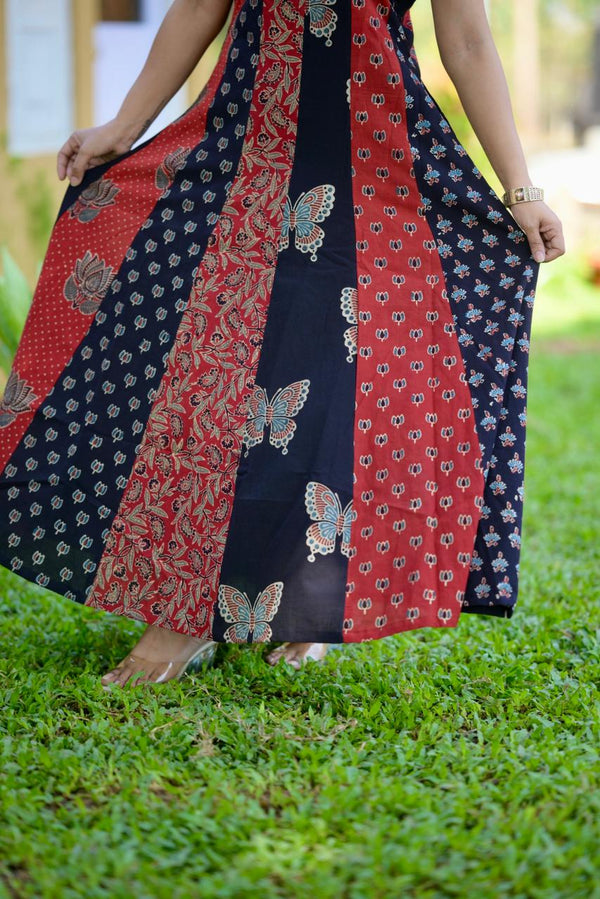 Cotton Ajrakh Dress Og