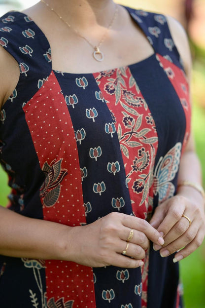 Cotton Ajrakh Dress Og
