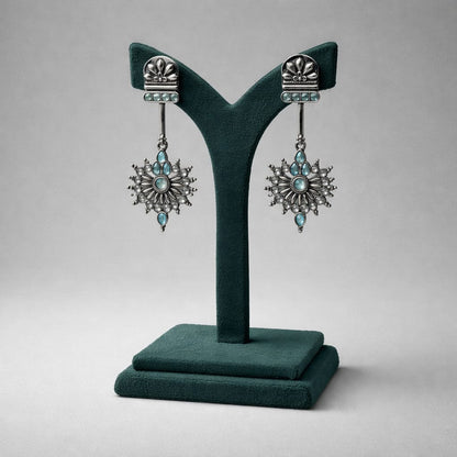 Elegant Oxidised Metal Hanging Earrings LP- 48Hr Delivery