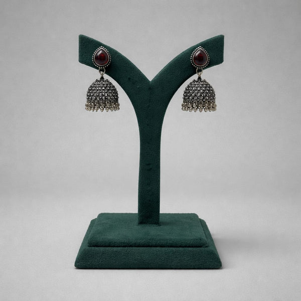 Traditional Oxidised Metal Jhumka Earrings LP- 48Hr Delivery