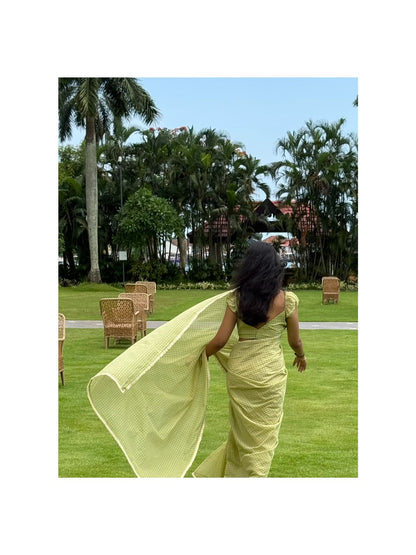 Studio Izhai Checks Saree