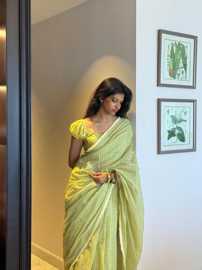 Studio Izhai Checks Saree
