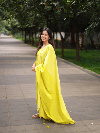 Studio Green Cotton Kadhambari Set