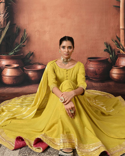 A Little Extra Anarkali Set Bo