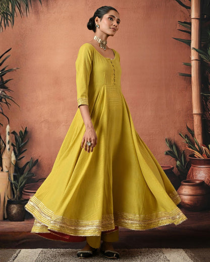 A Little Extra Anarkali Set Bo